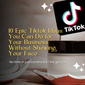 10 epic tiktok ideas without showing your face