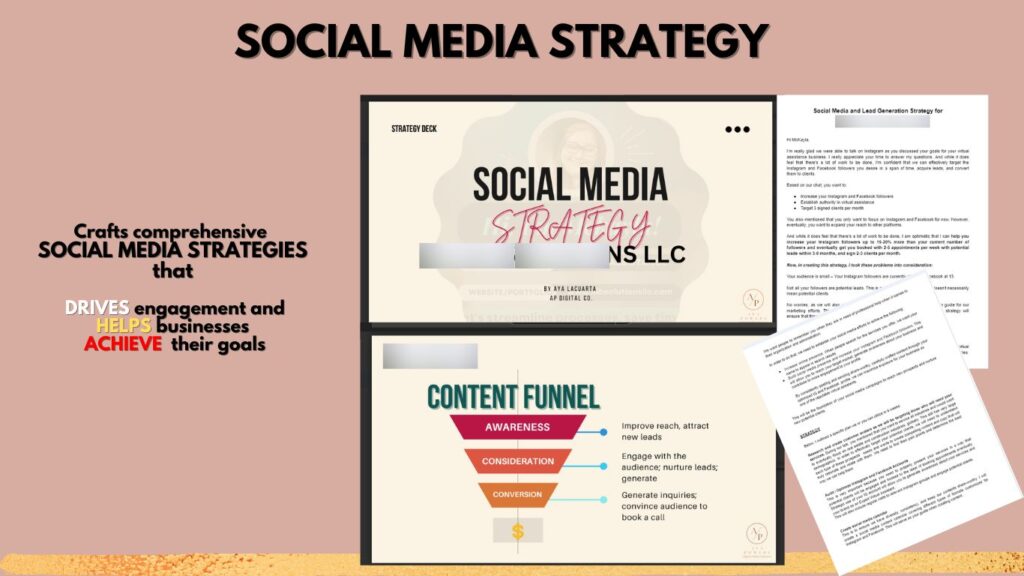 social media strategy, example of a social media strategy, ap digital co social media strategy